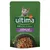 Ultima Fit & Delicious Sterilisé mokra karma dla kotów, receptura w sosie. Opakowanie z kawałkami mięsa i kotem u góry.