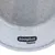 Plastic pet bowl with speckled white and grey design, zooplus basics branding visible on front