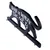 Llavero negro con forma de gato y texto blanco: 'Home is where the cat is'.