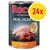 Rocco Real Hearts Chicken, 400 g blik met afbeelding kipfilet en kippenharten, tekst: 'with whole chicken hearts', voordeelverpakking 24x Rocco Real Hearts Chicken, 400 g blik met afbeelding kipfilet en kippenharten, tekst: 'with whole chicken hearts', voordeelverpakking 24x