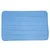 Niebieska mata chłodząca z pikowanym wzorem, prostokątny kształt.