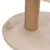 Kratzbaum mit Sisal umwickelter Säule und beigem Plüschboden, inklusive befestigtem Spielball.