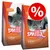 Dve balenia Smilla Adult Geflügel Poultry 10 kg s obrázkom mačky a veľkým symbolom percenta na zľavu. Text na obale: Finest Healthy Nutrition, ausgwogene Ernährung. Dve balenia Smilla Adult Geflügel Poultry 10 kg s obrázkom mačky a veľkým symbolom percenta na zľavu. Text na obale: Finest Healthy Nutrition, ausgwogene Ernährung.