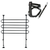 Lot : grille de proteciton + ceinture taille S