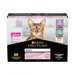 PURINA PRO PLAN Cat Adult Delicate Digestion 10 x 85 g - Kalkoen en diepzeevissen