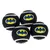 Warner Bros™ DC Batman tennisboldsæt - 4 stykker (Ø 6,3 cm hver)