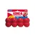 KONG Goodie Ribbon made of durable natural rubber, size Medium for dogs 7-16 kg. Note: Insert treats to extend playtime.