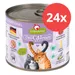 GranataPet DeliCATessen, 24x Dose, Hergestellt in Deutschland, Ohne Getreide, Paté, Granatapfelkerne, Lachsöl, Grünlippmuschel, keine Tierversuche.