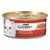 Purina Gourmet comida para gatos en gelatina, con pato, pavo y verduras. Lata con etiqueta roja, imagen de un gato blanco y comida servida.