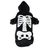 TIAKI Leuchtender Skelett-Hoodie für Hunde