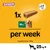 Feeding guide: give 1 stick per week to dogs over 25 kg. Contains less than 5% fat per 100g.