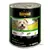 Boîte Belcando Dog Food 800 g, Pute mit Reis & Zucchini, ingrédients visibles : dinde, riz, courgettes, huile de chardon. Texte en allemand et français sur l’étiquette.