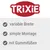 Trixie. Eigenschaften: variable Breite, simple Montage, mit Gummifüßen.