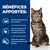 Avantages : 88 % des animaux perdent du poids à la maison, aide à maintenir le poids et à fournir de l'énergie, favorise la perte de poids chez les chats sans réduction importante de la quantité de nourriture.