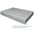 Matelas rectangulaire blanc, texte en allemand : 'Füllung: Schaumstoff mit Memory Foam – passt sich der Körperform an!'