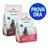 Due confezioni di Almo Nature Sterilised Adult Cat 2 kg con salmone fresco, scritta promozionale 'PROVA ORA' su sfondo blu.