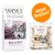Wolf of Wilderness Kombi-Paket: Adult Trockenfutter + 3 x Kaninchenohren mit Fell Snacks Wolf of Wilderness Kombi-Paket: Adult Trockenfutter + 3 x Kaninchenohren mit Fell Snacks