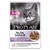 Purina Pro Plan Nutri Savour Delicate, de tendres morceaux à la dinde en sauce. Prouvé pour favoriser une bonne santé digestive. Image d’un chat et du produit visible sur l’emballage.