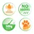 Pictogrammen: absorptie, tekst 'NO ODOURS', meter met '500g WEEK FULL', pootafdruk met veer. Tekst in Engels.