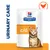 Hill's Prescription Diet c/d urinary care food pouch with chicken, showing product packaging and urinary care label.