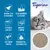 Tigerino Premium. Natural clay of bentonite, ultra absorbent & efficient, extremely low-dust, immediate clumping, fast odour control, fragrance free – for sensible cats (tekst na engleskom).