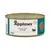 Blik Applaws Natural Cat Food, Ocean Fish in Broth, 156g. Tekst: 100% natural, Certified B Corporation. Afbeelding van visvoer op een bord zichtbaar op het etiket.