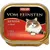 Корм для кошек animonda Vom Feinsten SENIOR mit Rind. На упаковке изображена кошка, текст на немецком, французском, итальянском и нидерландском языках.