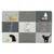 Trixie Patchwork Cat Placemat - 44 x 28 cm (L x W)