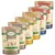 Selection of Lukullus 300g food pouches in assorted flavours, each pouch displaying product name and visible ingredients on the front.