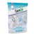Sanicat Professional Pet Love Silica Gel Litter Diamonds, 3,8L. Förpackning med bild på vit katt och närbild av kattsand med blå partiklar. Text: hyperabsorberande, låg underhåll, långvarig.