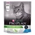 Purina Pro Plan Sterilised Adult суха храна за котки, Optirenal, 1+ години, с парчета заек. Надпис: без добавени оцветители, за поддържане здравето на бъбреците.