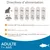 Directives d’alimentation chat adulte : 2 kg 30–40 g, 3 kg 40–55 g, 4 kg 50–65 g, 5 kg 55–75 g, 6 kg 65–85 g, 7 kg 70–95 g. 88 % protéines animales, sans blé, sans OGM ni colorants.