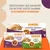 Packs IAMS Land & Sea Collection pour chats 7+ ans, saveurs poulet, poisson, thon, agneau, carottes, 12x85g et 6x85g, mention 100 % complet & équilibré, emballage recyclable visible.