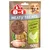 8in1 Meaty Treats, gevriesdroogd, smaak: kip en erwt, 50g. Verpakking toont stukjes kippenvlees en erwten.