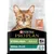 Sachet Purina Pro Plan Sterilised Adult 1+ Renal Plus, N°1 ingrédient saumon, image d’un chat sur l’emballage. Texte en français visible. Sachet Purina Pro Plan Sterilised Adult 1+ Renal Plus, N°1 ingrédient saumon, image d’un chat sur l’emballage. Texte en français visible.