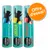 Cosma Snackies Minis pour chats, trois tubes : TUNA, CHICKEN, SALMON. Offre d’essai indiquée sur un badge orange. Textes visibles en anglais sur les emballages. Cosma Snackies Minis pour chats, trois tubes : TUNA, CHICKEN, SALMON. Offre d’essai indiquée sur un badge orange. Textes visibles en anglais sur les emballages.