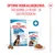 Royal Canin Puppy Maxi 2–15 kuukautta Kuiva- ja märkäruoka, 140 g pussi sekä suuret nappulat kuvattuna. Ihanteellinen ruokinta yhdistämällä molemmat ruokatyypit.