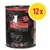 catz finefood N°103 Huhn. Zestaw 12 puszek karmy dla kotów, monoproteinowa, bez zbóż, bez dodatku cukru, nie testowana na zwierzętach. Widoczny napis: 12x.