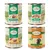 Vier Dosen Lukullus Classic Nassfutter für Hunde: Wildkaninchen & Truthahn, Kaninchen & Wild, Geflügel & Lamm, Putenherzen & Gans. Jeweils 800g, mit natürlichen Zutaten und hochwertigen Ölen.