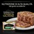 Purina Pro Plan Sterilised Maintenance terrine con tonno e salmone. Testo: Nutrizione di alta qualità dal gusto eccellente. Immagine della terrina su piatto e confezione visibile.