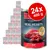 Rocco Real Hearts Beef, balení 24×400 g. Viditelný text: REAL HEARTS, WITH WHOLE CHICKEN HEARTS, Beef Rind Boeuf, 400 g. Rocco Real Hearts Beef, balení 24×400 g. Viditelný text: REAL HEARTS, WITH WHOLE CHICKEN HEARTS, Beef Rind Boeuf, 400 g.
