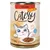 Catessy Chunks in Jelly mit Rind, 400g Dose. Text: Yummeow! Jelly-cious! Ohne Zuckerzusatz. Serviervorschlag mit Fleischstücken auf Teller.