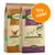 Lukullus Adult dog food, visible flavours: Chicken with trout and Barbary duck & lamb, 1.5 kg bags, cold-pressed, orange badge reads 'Try now!'.