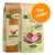 Lukullus Adult Veggie 1.5 kg, peas with carrot and apple, cold-pressed, and Lukullus Adult Chicken with visible chicken image. Orange badge reads: Try now!