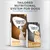 Concept for Life Medium Sensitive and Adult Golden Retriever dog food packs. Text: Tailored nutritional system for dogs to support skin and coat.
