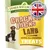 Cracker Jacks lamb hypo-allergenic treats, made in the UK. Packaging shows two animals and highlights naturally healthy ingredients.
