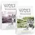 Wolf of Wilderness Junior hondenvoer, varianten Wild Hills en Green Fields, 100% grain-free recipe, met kip, eend of lam, wilde bessen, wortels en kruiden, verpakking van 1 kg zichtbaar.