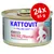 Conservă Kattovit Feline Diet NIERE/Renal mit Lamm, 24x85g. Text vizibil: Niereninsuffizienz, Verbessert Rezeptur. Conservă Kattovit Feline Diet NIERE/Renal mit Lamm, 24x85g. Text vizibil: Niereninsuffizienz, Verbessert Rezeptur.