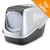 Toilette chiusa per gatti in plastica con sportello trasparente, scritta Love sul lato. Etichetta arancione in alto a destra con testo: Top Seller.