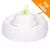 Fontanella bianca per animali con getto d'acqua centrale e inserto verde, etichetta arancione in alto a destra con testo 'Top Seller'. Fontanella bianca per animali con getto d'acqua centrale e inserto verde, etichetta arancione in alto a destra con testo 'Top Seller'.